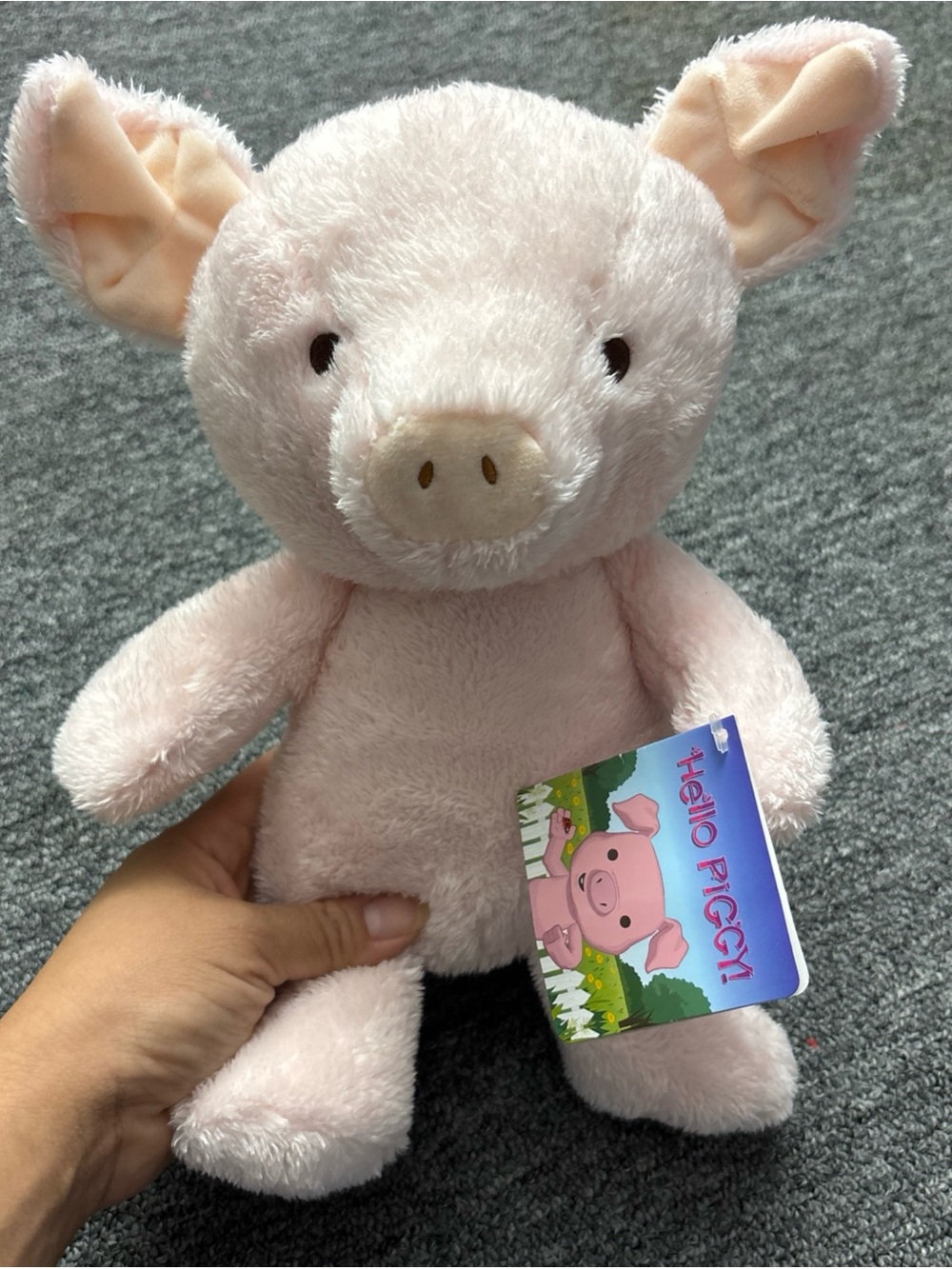 Kohls Cares Hello Piggy Soft Pink Plush Pig Stuffed Toy Plush